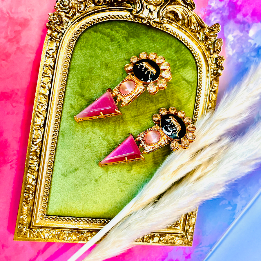 Blush Scorpion Earrings