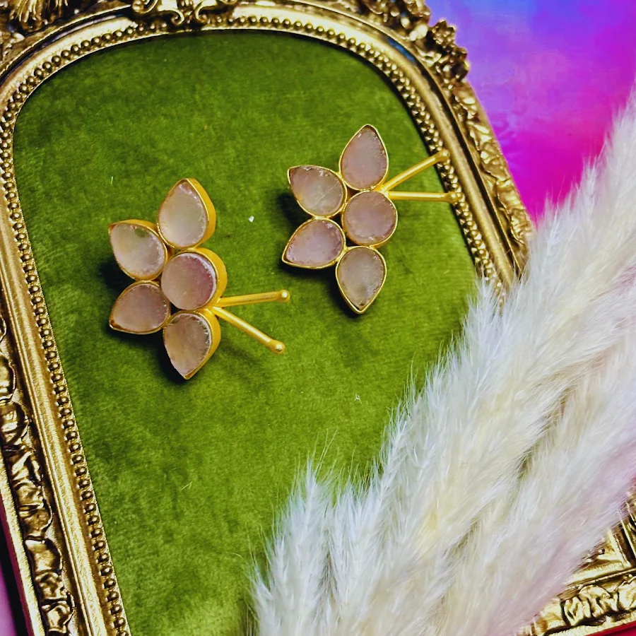 Dewdrop Butterfly Earrings