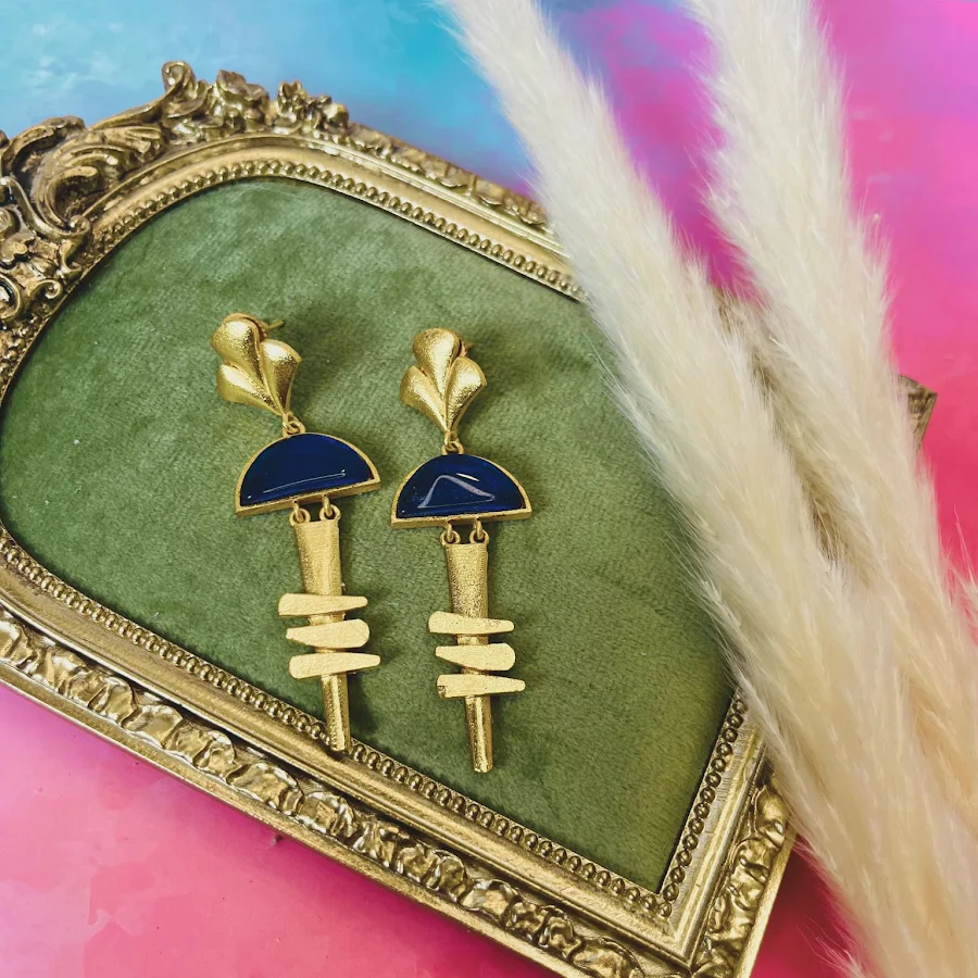 Gilded Monsoon Earrings