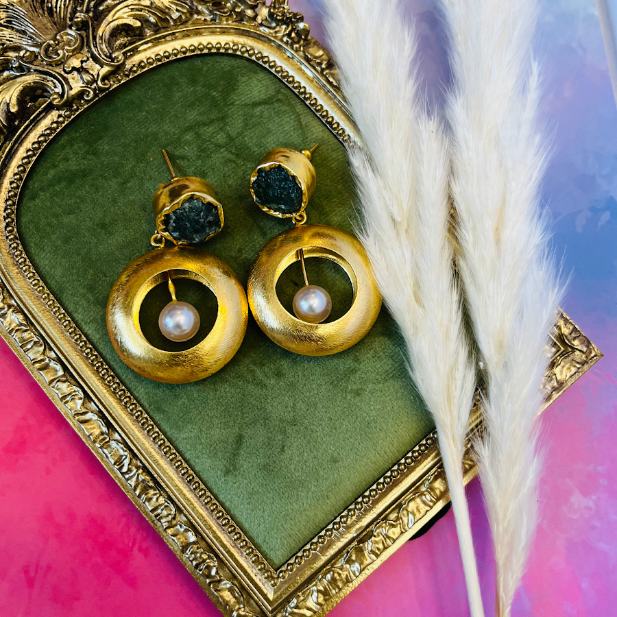 Golden Luna Earrings