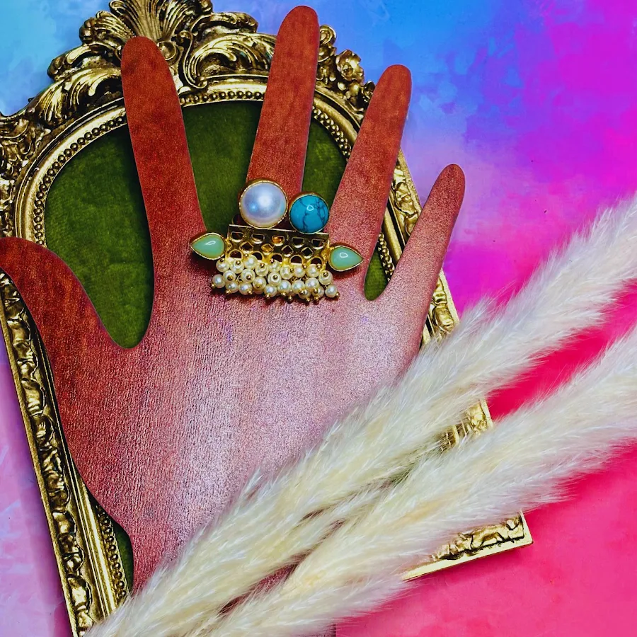 Moon & Lagoon Crown Ring