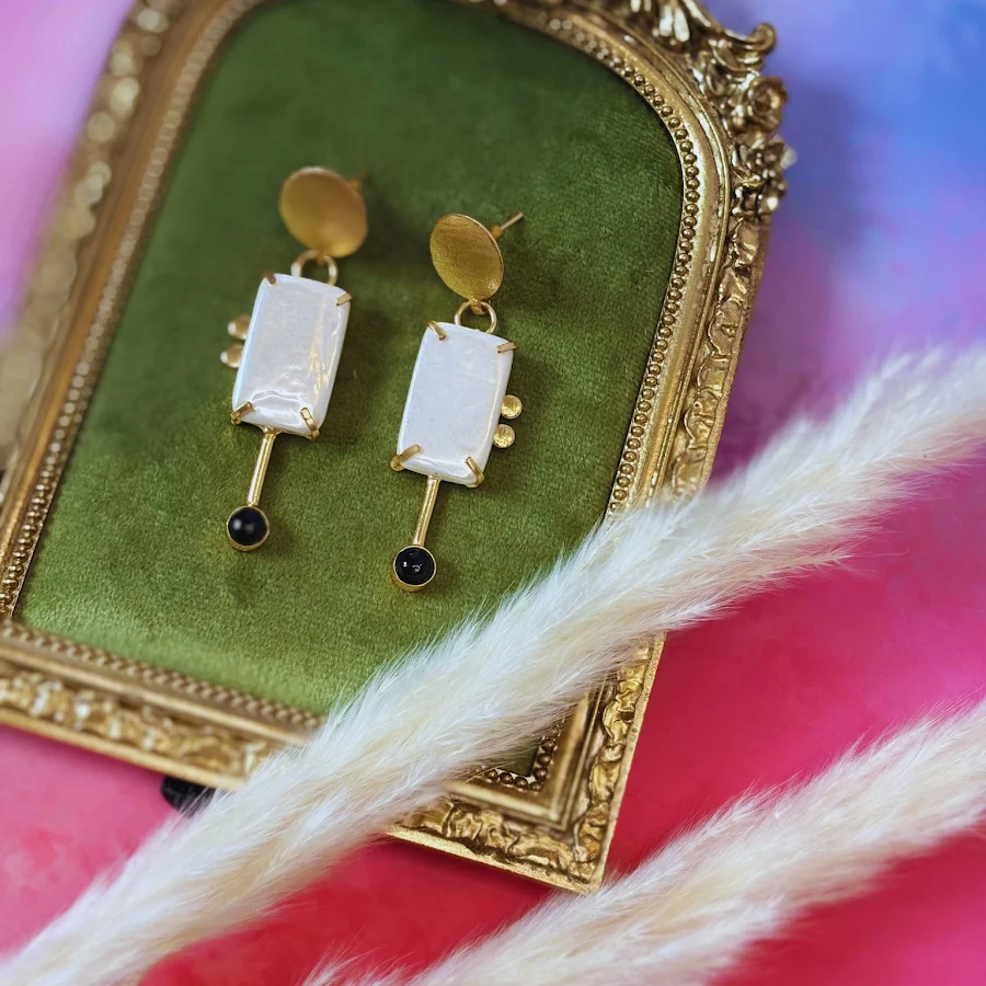 Pearl Glacier Earrings