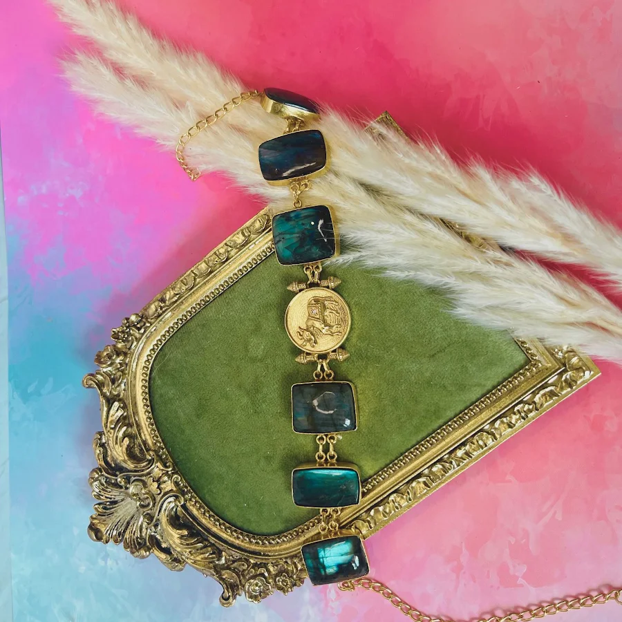 Turquoise Green Seal Bracelet